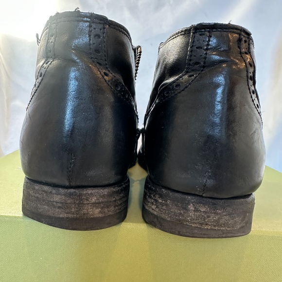 Women’s Black leather ankle boot Size 37 - Picture 4 of 7